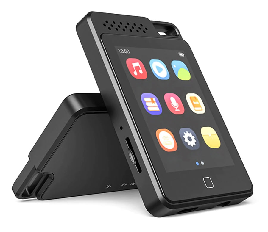 RUIZU MP3 player C1 με οθόνη αφής 2.4", 32GB, Bluetooth, ελληνικό μενού, μαύρο