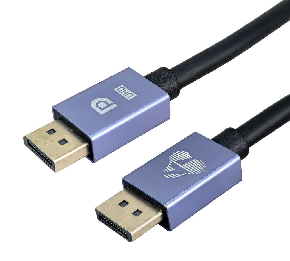 POWERTECH καλώδιο DisplayPort CAB-DP075, 8K/60Hz, 48 Gbps, 5m, μαύρο