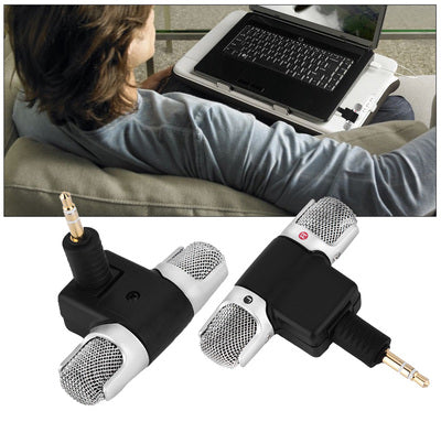 POWERTECH mini μικρόφωνο CAB-J041, stereo, 3.5mm