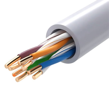 POWERTECH καλώδιο δικτύου CAB-N288, Cat 5e U/UTP, CCA, 26AWG, 305m, γκρι