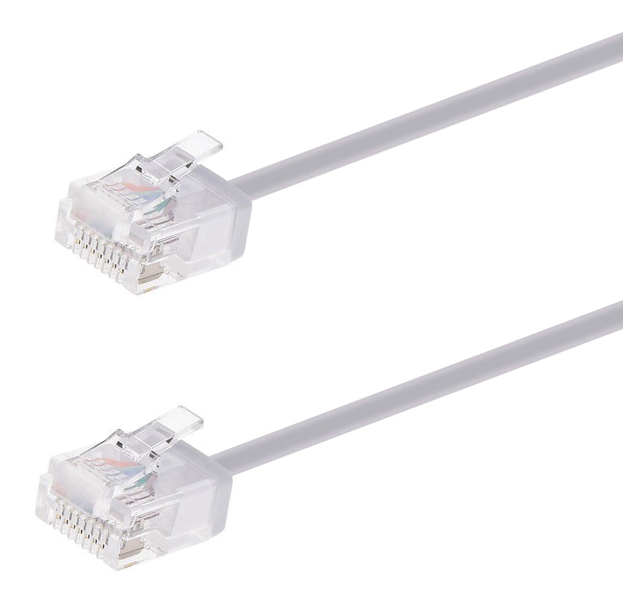 POWERTECH καλώδιο δικτύου CAB-N445, Cat 6A U/UTP, ultra slim, copper, 500MHz, 10m, γκρι