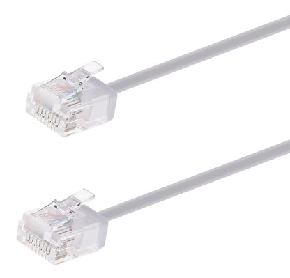 POWERTECH καλώδιο δικτύου CAB-N445, Cat 6A U/UTP, ultra slim, copper, 500MHz, 10m, γκρι