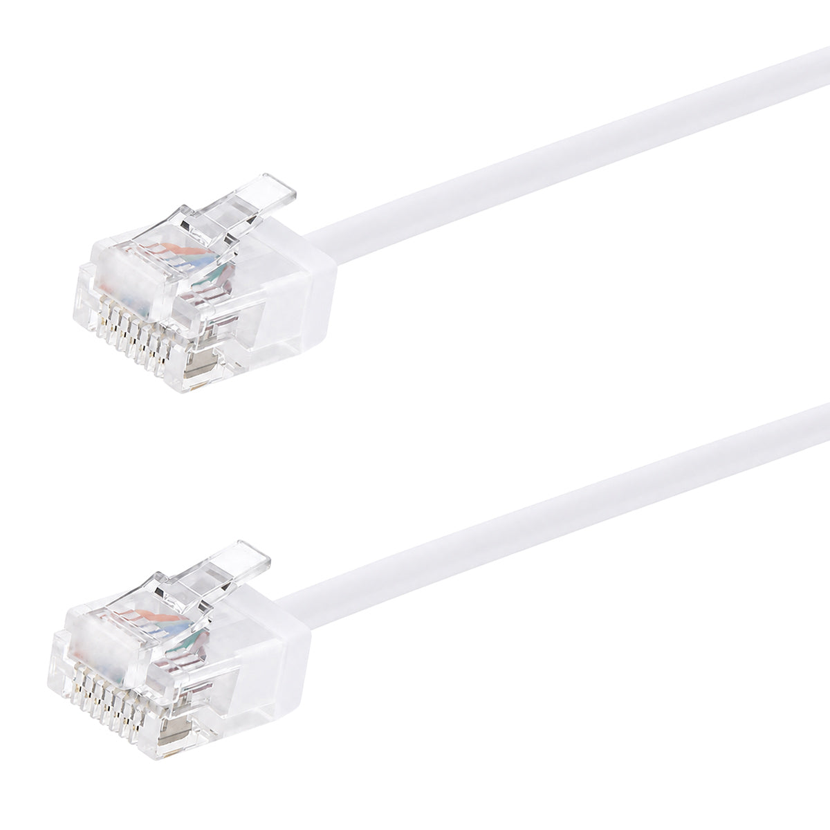 POWERTECH καλώδιο δικτύου CAB-N473, Cat 6A U/UTP, ultra slim, copper, 500MHz, 3m, λευκό