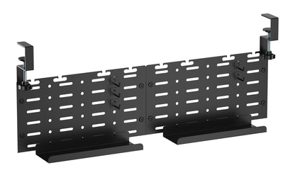 BRATECK cable management γραφείου CC11-20-2, μεταλλικό, 768x63x307mm, μαύρο