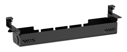 BRATECK cable management γραφείου CC11-22-2, μεταλλικό, 894x167x196mm, μαύρο