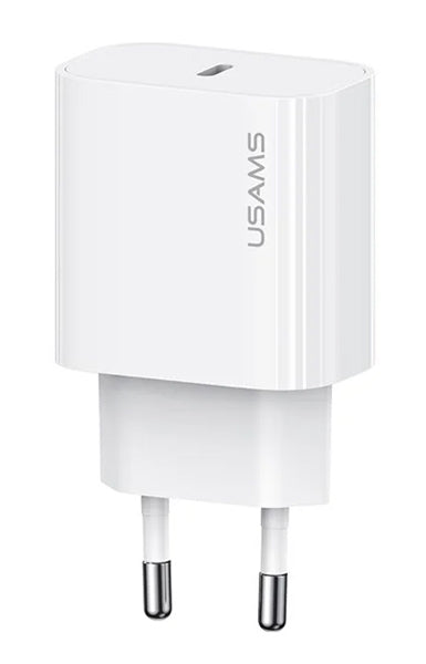 USAMS φορτιστής τοίχου CC226, USB-C, 20W, λευκός