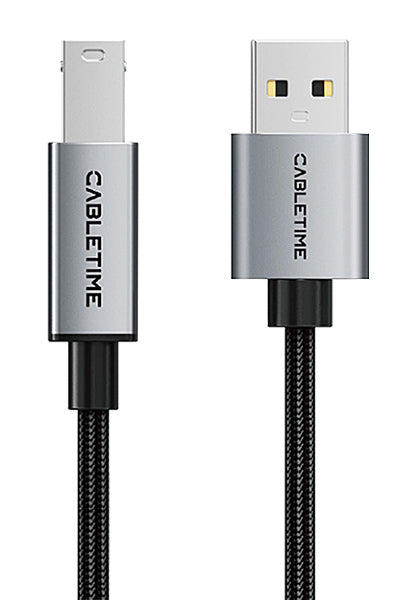 CABLETIME καλώδιο USB σε USB Type B CT-AMBM1, 480Mbps, 3m, μαύρο