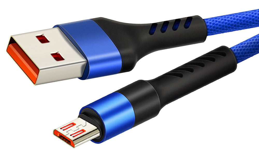 CABLETIME καλώδιο micro USB σε USB CT-C165-P05, 2.4A, 480Mbps, 1m, μπλε
