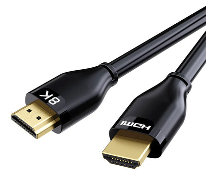 CABLETIME καλώδιο HDMI 2.1 CT-HM8K με Ethernet, 8K/60Hz, 48 Gbps, 2m, μαύρο