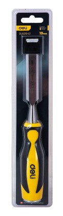 DELI σκαρπέλο ξύλου DL6219-E1 με αντιολισθητική λαβή, 19mm