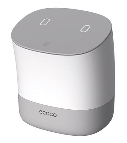 ECOCO μίνι κάδος απορριμμάτων E2241 με σακούλες, επιτραπέζιος, 1.5lt, λευκός