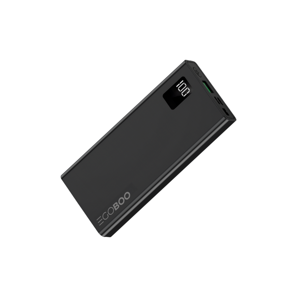 EGOBOO Dynamic Power Bank 10000mAh Black