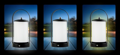 POWERTECH LED επιτραπέζιο φωτιστικό HLL-0192 με λαβή, ρυθμιζόμενο, επαναφορτιζόμενο, μαύρο
