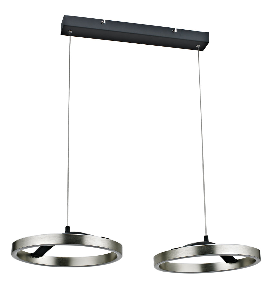 POWERTECH LED φωτιστικό οροφής HLL-0203, 42W, 4000K, 70x30x120cm, ασημί/μαύρο