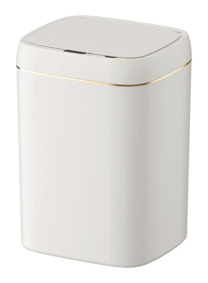 HOME USE κάδος απορριμμάτων HUH-0188 με φωτοκύτταρο, 13lt, λευκός
