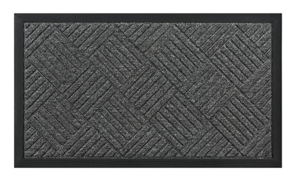 HOME USE πατάκι εισόδου HUH-0212, αντιολισθητικό, 60x40cm, 5mm πάχος, γκρι