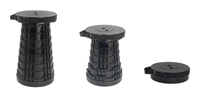 HOME USE πτυσσόμενο καρεκλάκι HUH-0230, αντοχή έως 250kg, 25.5x45cm, μαύρο