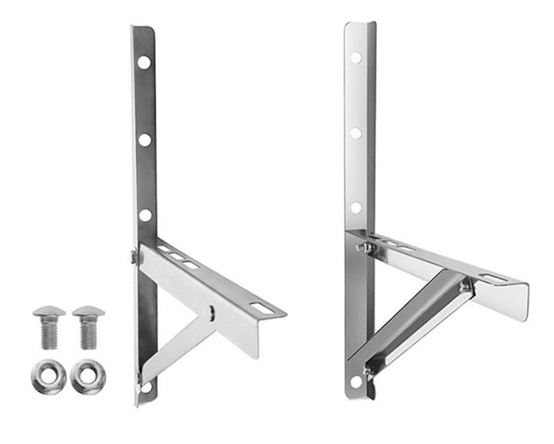 HOME USE επιτοίχια βάση κλιματιστικού HUH-0250, 410x490mm, ανοξείδωτη, έως 180kg