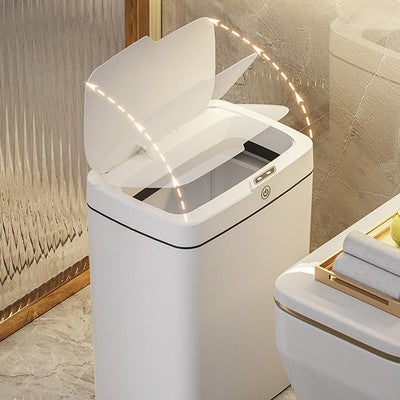 HOME USE κάδος απορριμμάτων HUH-0253 με φωτοκύτταρο, 13lt, λευκός