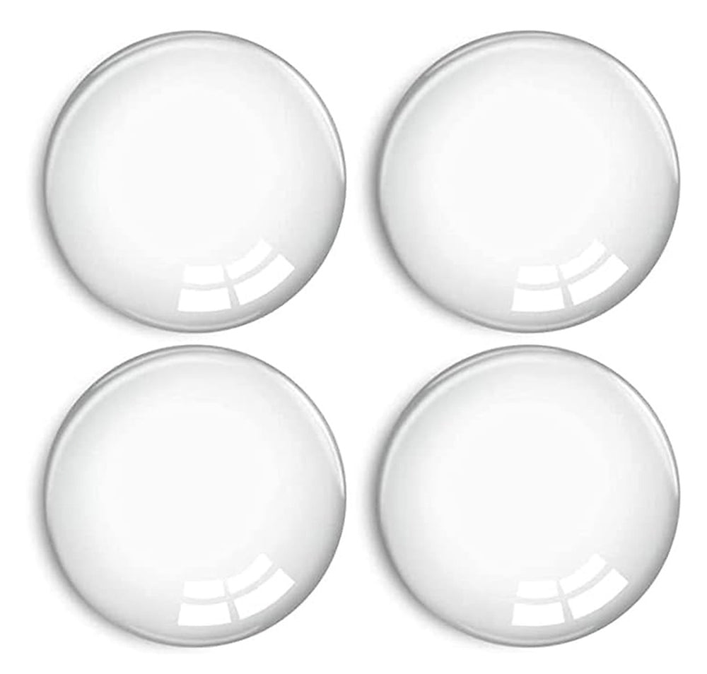 HOME USE στοπ πόρτας HUH-0263, αυτοκόλλητο, PU πλαστικό, 40x8mm, διάφανο, 4τμχ
