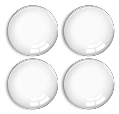 HOME USE στοπ πόρτας HUH-0263, αυτοκόλλητο, PU πλαστικό, 40x8mm, διάφανο, 4τμχ