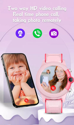 INTIME GPS smartwatch για παιδιά IT-051, 1.28", camera, 4G, IPX7, μαύρο