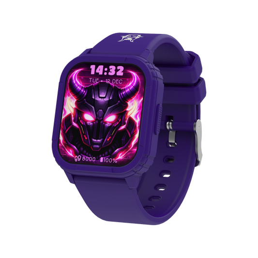 Kiddoboo Goat Rage Gaming Smartwatch Purple