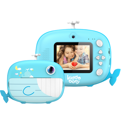 Kiddoboo FotoFun 2 Whale Φωτογραφική Μηχανή, Μπλε