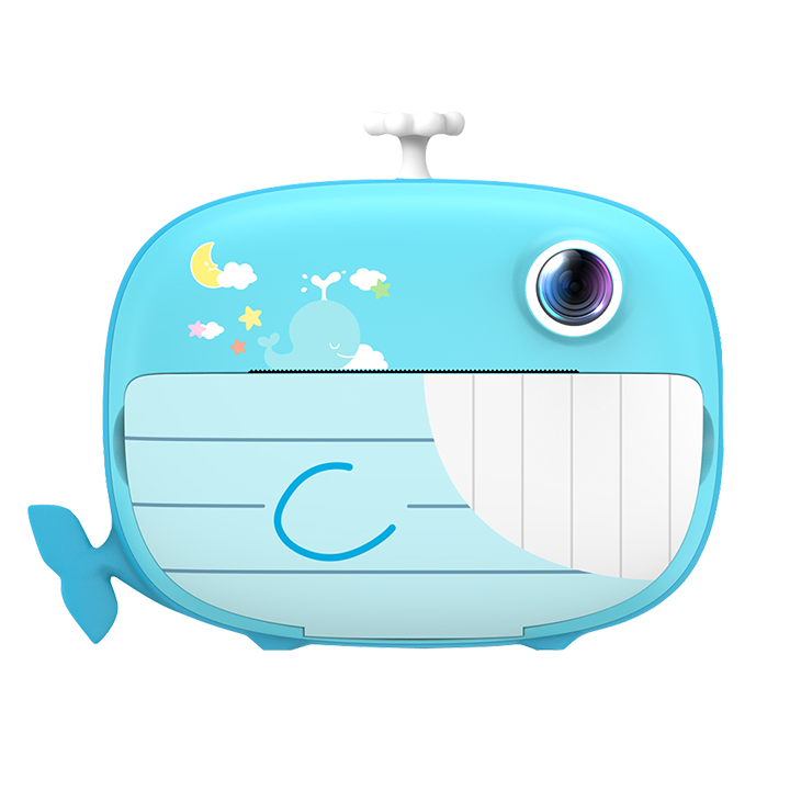 Kiddoboo FotoFun 2 Whale Φωτογραφική Μηχανή, Μπλε
