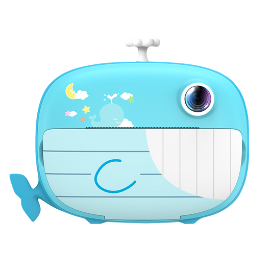Kiddoboo FotoFun 2 Whale Φωτογραφική Μηχανή, Μπλε