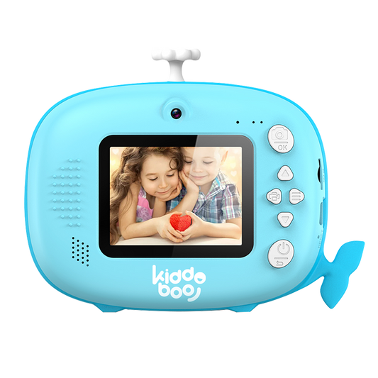 Kiddoboo FotoFun 2 Whale Φωτογραφική Μηχανή, Μπλε