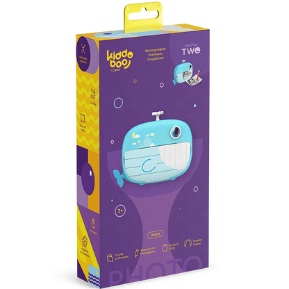 Kiddoboo FotoFun 2 Whale Φωτογραφική Μηχανή, Μπλε