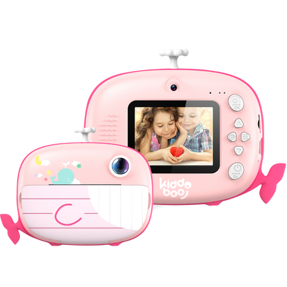 Kiddoboo FotoFun 2 Whale Φωτογραφική Μηχανή, Ροζ