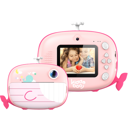 Kiddoboo FotoFun 2 Whale Φωτογραφική Μηχανή, Ροζ