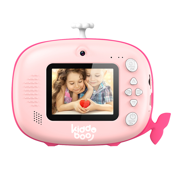Kiddoboo FotoFun 2 Whale Φωτογραφική Μηχανή, Ροζ
