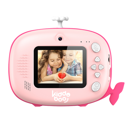 Kiddoboo FotoFun 2 Whale Φωτογραφική Μηχανή, Ροζ