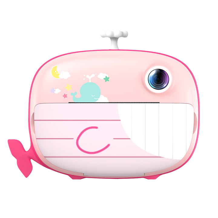 Kiddoboo FotoFun 2 Whale Φωτογραφική Μηχανή, Ροζ