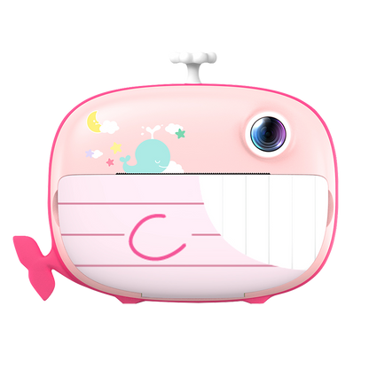 Kiddoboo FotoFun 2 Whale Φωτογραφική Μηχανή, Ροζ