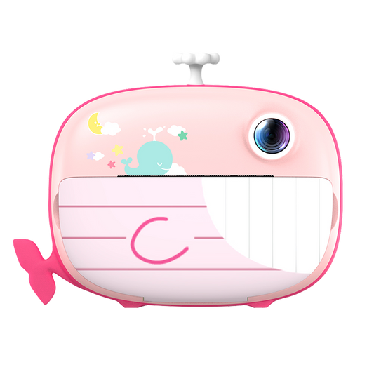 Kiddoboo FotoFun 2 Whale Φωτογραφική Μηχανή, Ροζ