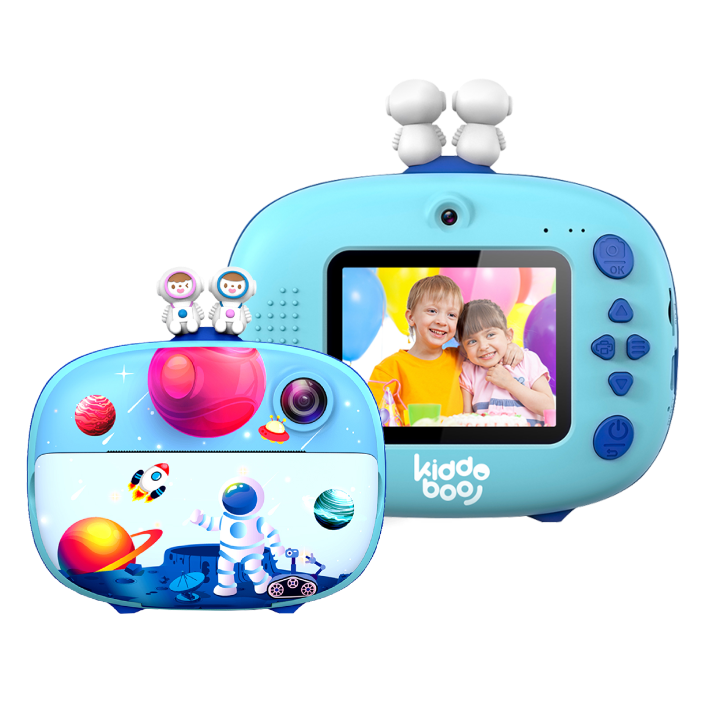 Kiddoboo FotoFun 2 Space Φωτογραφική Μηχανή με Θερμική Εκτύπωση, Μπλε