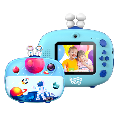 Kiddoboo FotoFun 2 Space Φωτογραφική Μηχανή με Θερμική Εκτύπωση, Μπλε