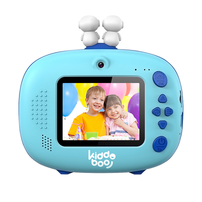 Kiddoboo FotoFun 2 Space Φωτογραφική Μηχανή με Θερμική Εκτύπωση, Μπλε