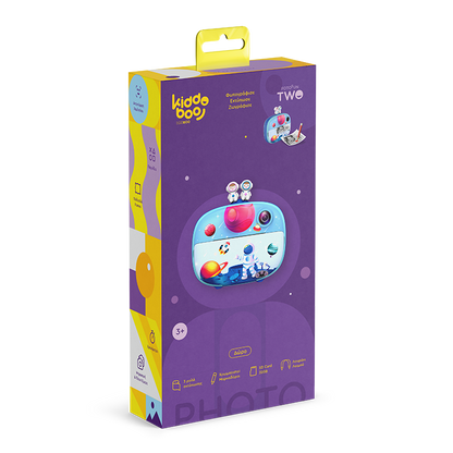 Kiddoboo FotoFun 2 Space Φωτογραφική Μηχανή με Θερμική Εκτύπωση, Μπλε