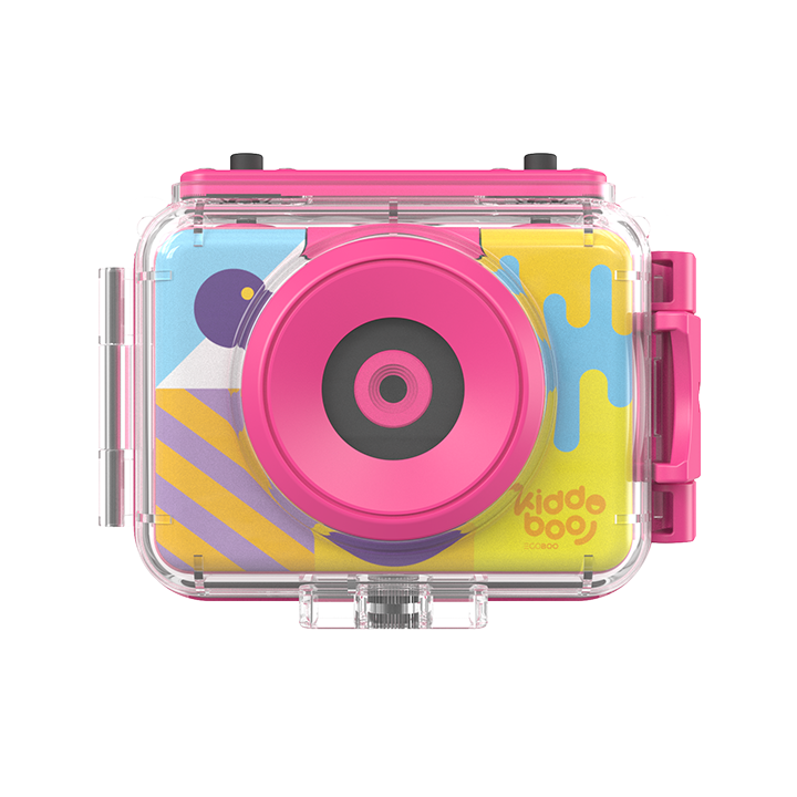 Kiddoboo 32GB Action Camera SD (480p) με Οθόνη 3" Splash, Ροζ