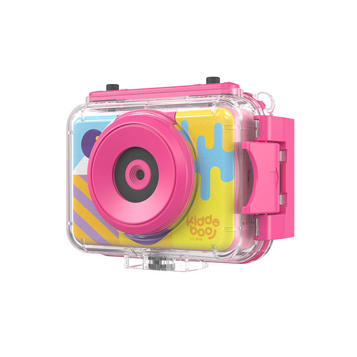 Kiddoboo 32GB Action Camera SD (480p) με Οθόνη 3" Splash, Ροζ