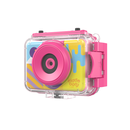 Kiddoboo 32GB Action Camera SD (480p) με Οθόνη 3" Splash, Ροζ