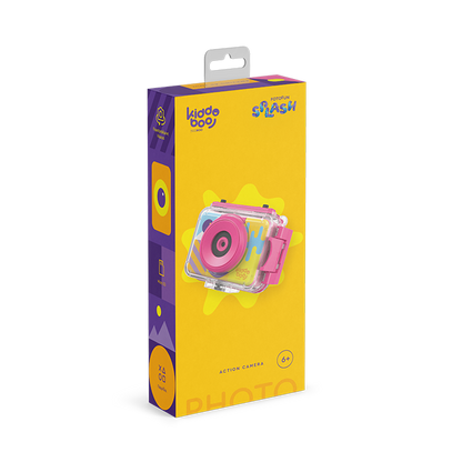 Kiddoboo 32GB Action Camera SD (480p) με Οθόνη 3" Splash, Ροζ