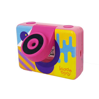 Kiddoboo 32GB Action Camera SD (480p) με Οθόνη 3" Splash, Ροζ