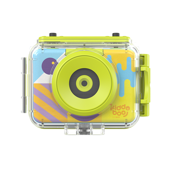 Kiddoboo 32GB Action Camera SD (480p) με Οθόνη 3" Splash, Κίτρινο