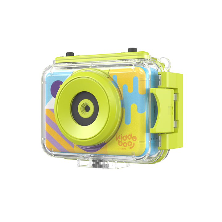 Kiddoboo 32GB Action Camera SD (480p) με Οθόνη 3" Splash, Κίτρινο